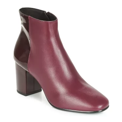 BOTTINES ANDRÉ FEMINI FEMME BORDEAUX
